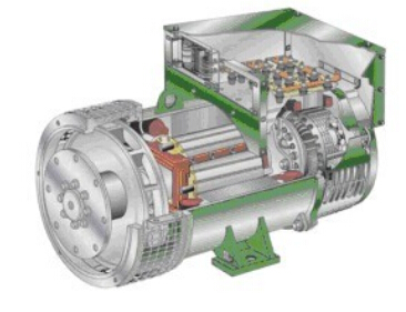 鹤山发电机内部结构图 鹤山发电机内部结构图
